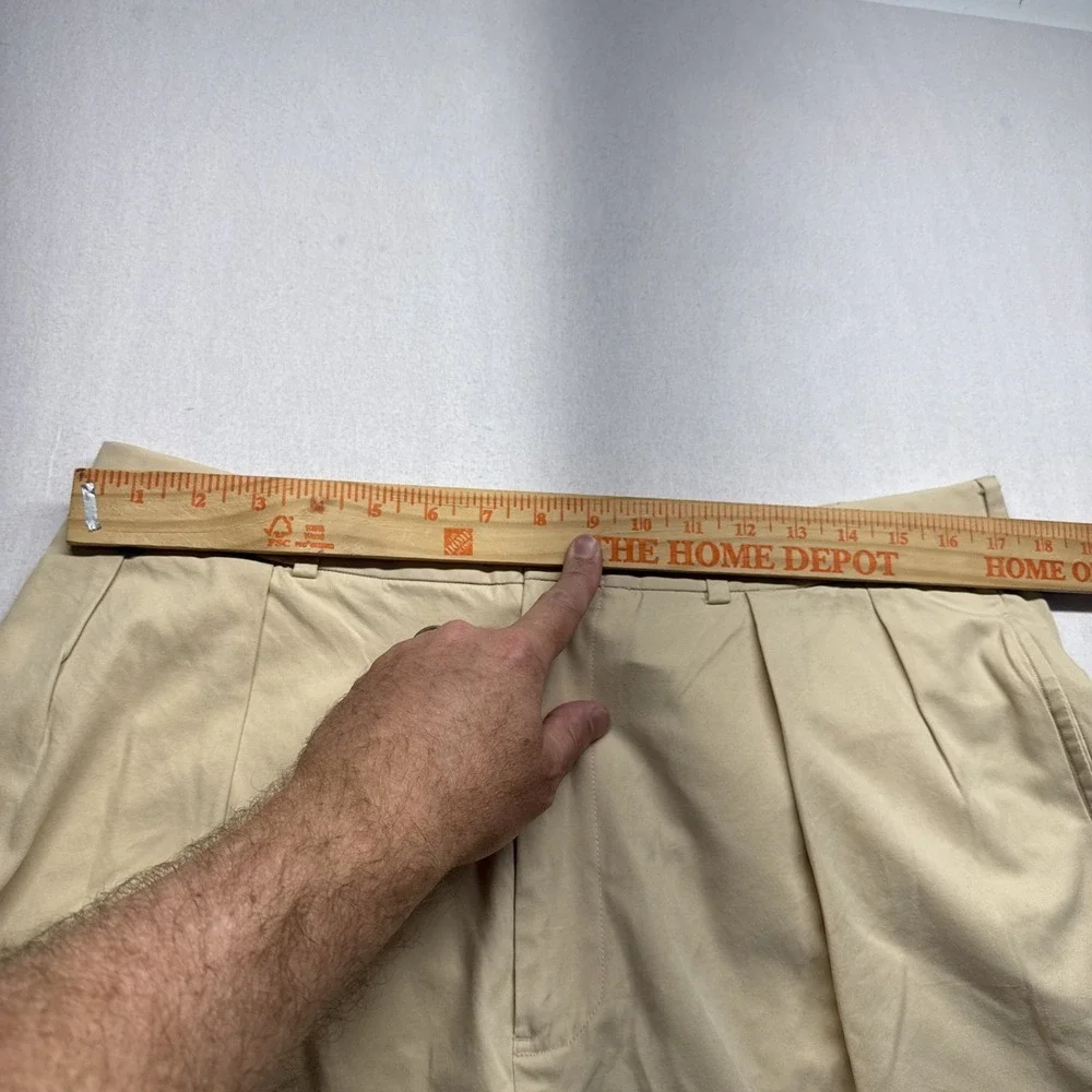 VTG Polo by Ralph Lauren Pastel Silk Cotton Pants 36*32(tag) fits 34*28 Cuffed